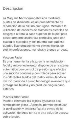 Maquina microdermoabracion