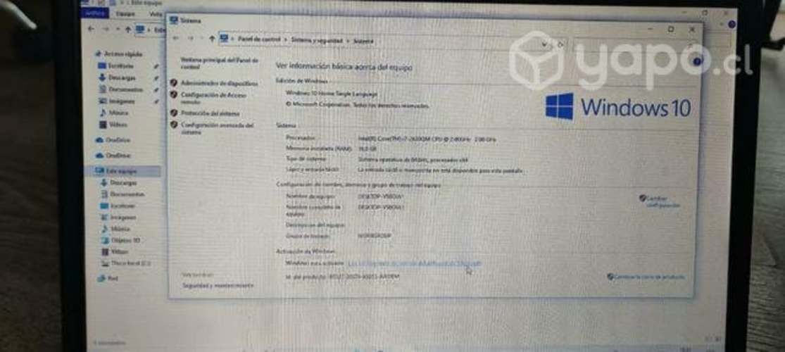 Notebook Dell i7 en perfecto estado