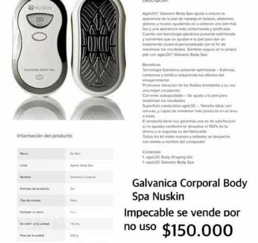 Galvanica corporal body spa nuskin