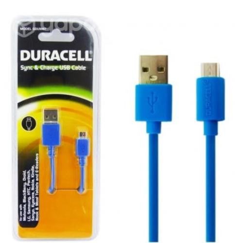 Cable USB Micro 5 Pin, Duracell, Datos Y Carga, 1,