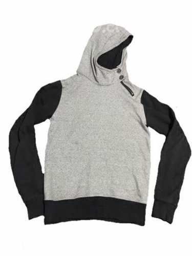 Poleron Gris de Mangas Negras