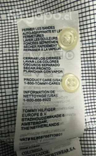 Camisa Marca Tommy Hilfiger New York Fit Talla L