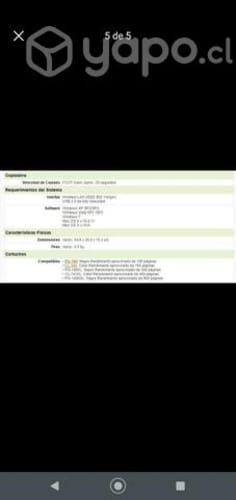 Multifuncional canon pixma mg3110