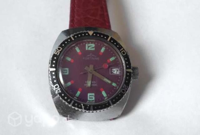 Antiguo Reloj Fortaine Cuerda Tipo Diver