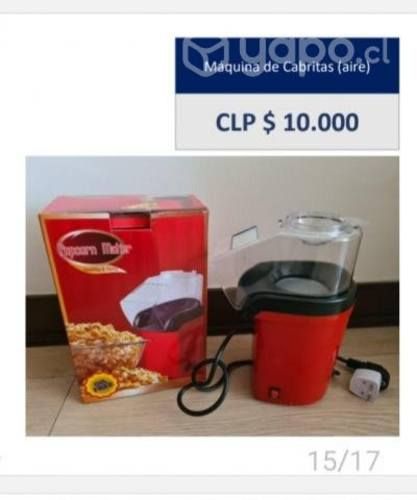 Maquina cabritas con aire