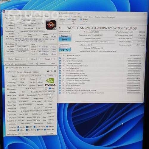PC Ryzen 3100, 8Gb RAM, 128 Gb SSD, Gigabyte B450