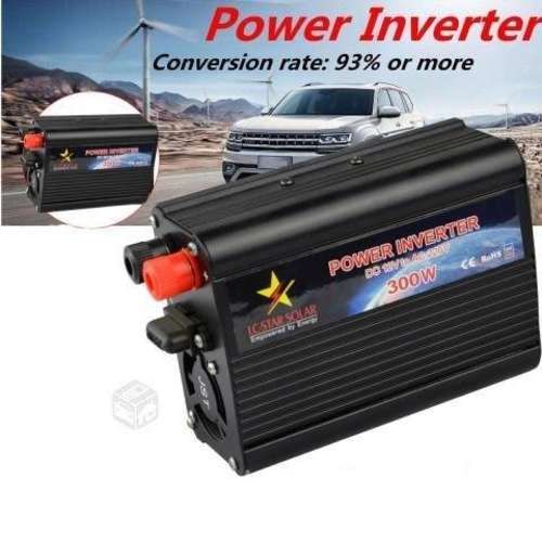 Inversor De Voltaje Corriente 12V a 220V 300 Watt