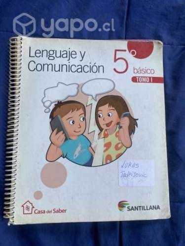 Libro Lenguaje y comunicación 5° básico Santillana
