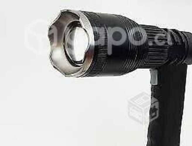 Linterna Led T6 Recargable Tipo Pistola con Atril