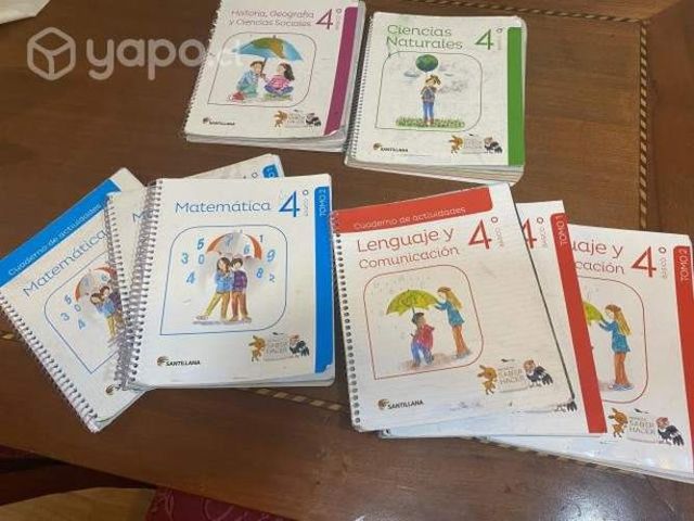 Textos Santillana cuarto básico