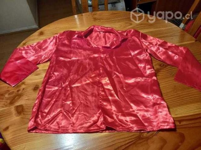 Camisa roja talla M baile nortino
