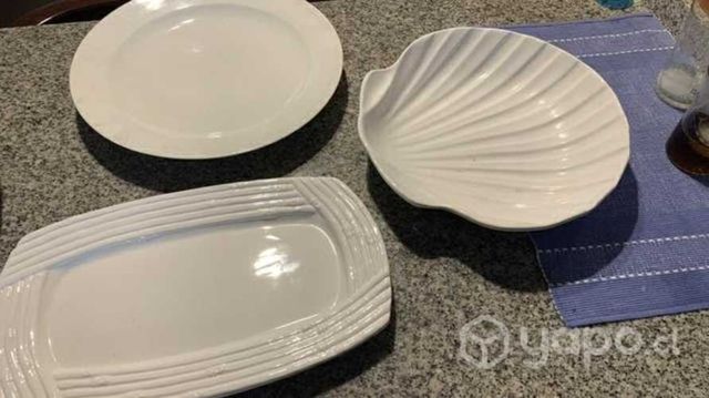 Bandejas Liza ensaladeras, asaderos