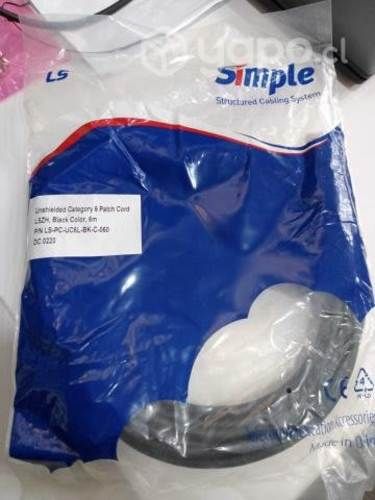 Pachtcord cat 6 negro