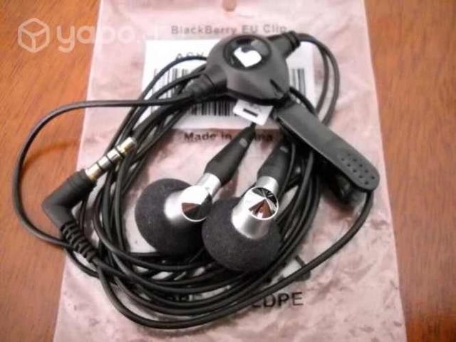 Blackberry coleccionista audifonos