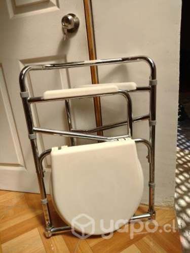 Silla Baño Wc Portatil Pegable
