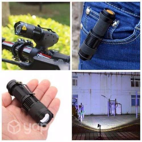 Linterna Led Cree Q5 Potente1200Lm Zoom 3 Modos