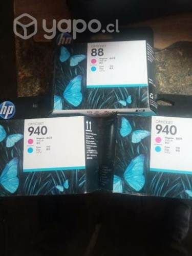 Cabezales marca HP modelos 940 color