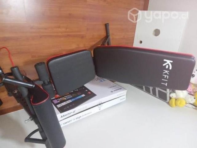 Bici spinning y banquillo