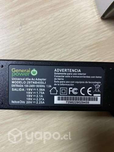 Cargador universal de notebook