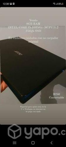 Acer a315 exelente estado