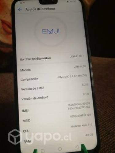 Huawei y9 prime 128gb azul