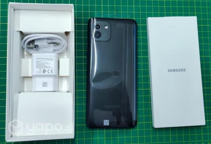 Teléfono Samsung A03 Negro 128 GB