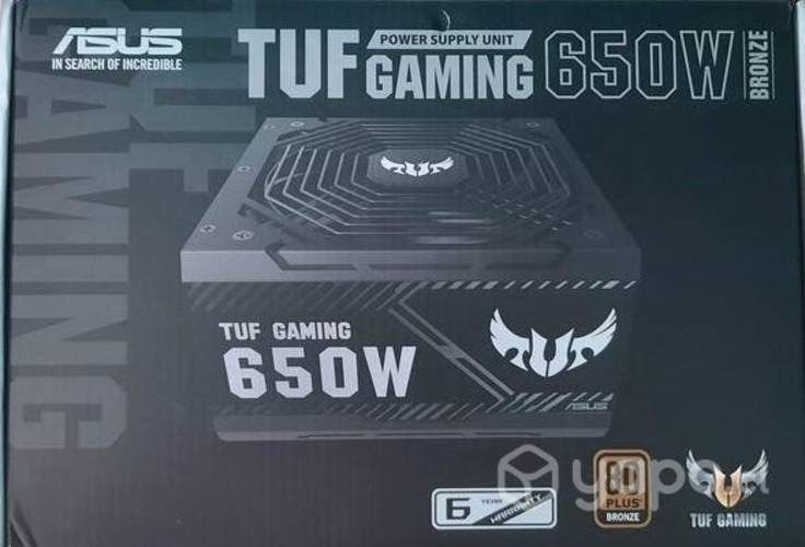Fuente de poder Asus TUF Gaming 650B, 650W