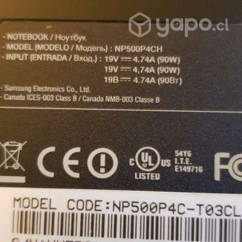 Notebook samsung i5 arjeta grafica gtx 650m 8gb