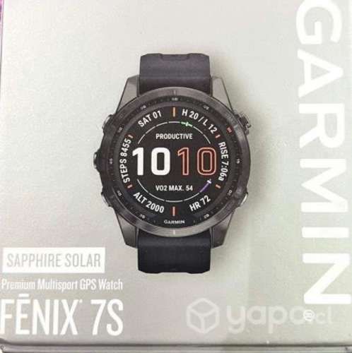 Reloj Garmin Fenix 7s Sapphire Solar titanium