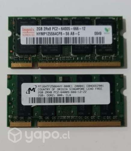 Memoria DDR2 2gb C/U