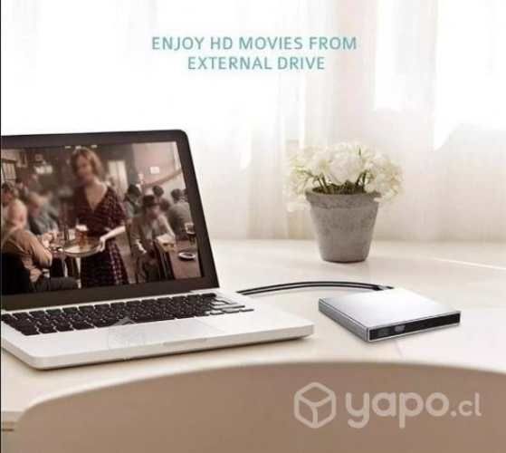 Cofre Case Portátil USB 2.0 Para CD Rom o DVD Sata