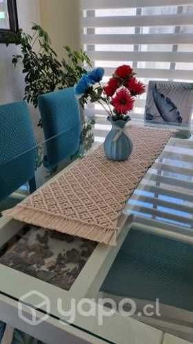 Camino de mesa macrame