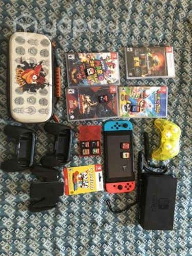 Nintendo switch equipada