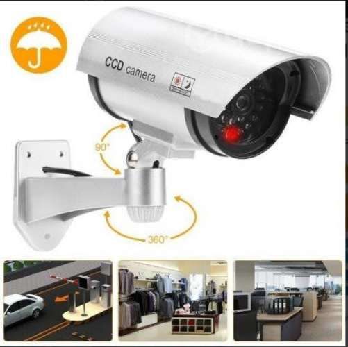 Camara Seguridad Falsa Realista Tipo Exterior iR