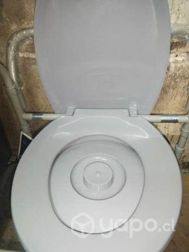 Silla con orinal plegable