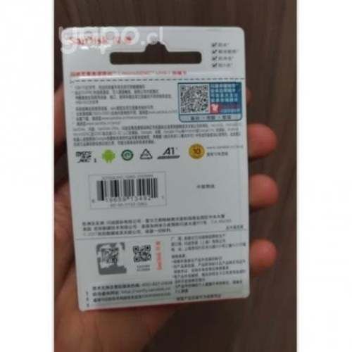 Tarjeta Memoria Micro SD Sandisk Ultra 16 32 64 12