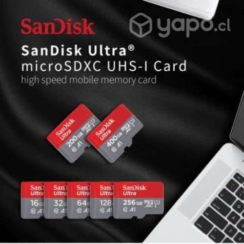 Tarjeta Memoria Micro SD Sandisk Ultra 16 32 64 12