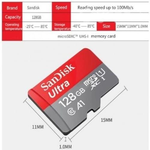 Tarjeta Memoria Micro SD Sandisk Ultra 16 32 64 12