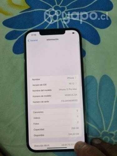 Celular iphone 12 pro max