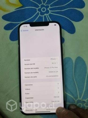 Celular iphone 12 pro max
