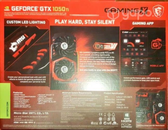 GeForce GTX 1050 Ti 4G