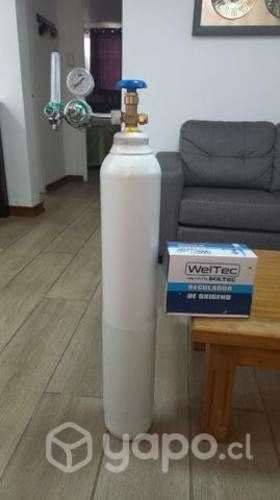 Tubo de Oxigeno Nuevo con Carga sin Uso