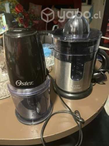 exprimidor, descorchador y trituradora