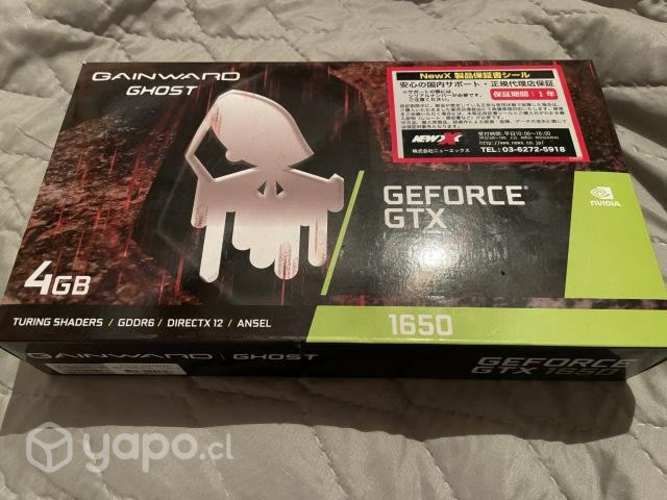 Tarjeta de video NVIDIA GTX1650 4GB GDDR6
