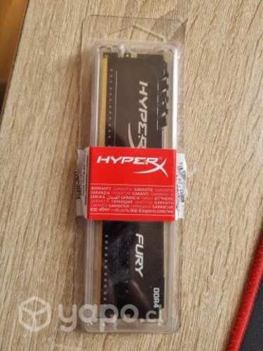 Memoria Ram DDR4 HyperX Fury Black 4 GB