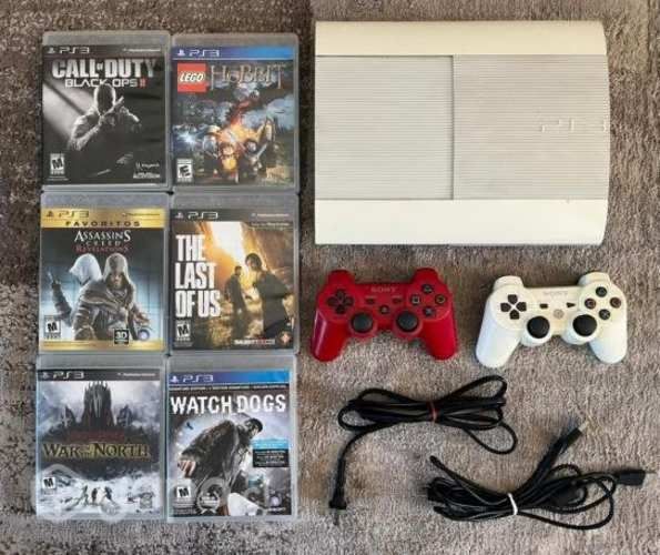 Ps3 Slim Blanca White Edition 500 Gb (CECH-4001c)