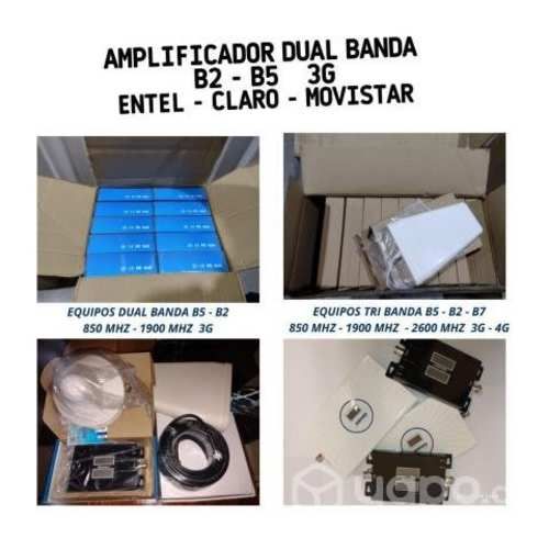 Amplificador de señal celular tri banda
