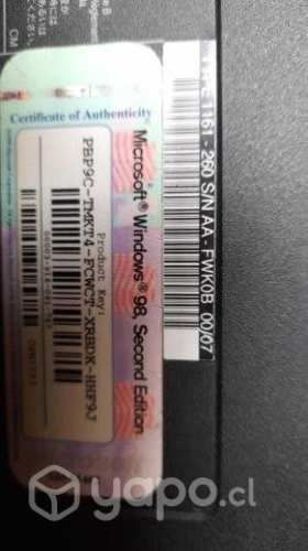 Notebook Ibm Type 1161-260 Desarme