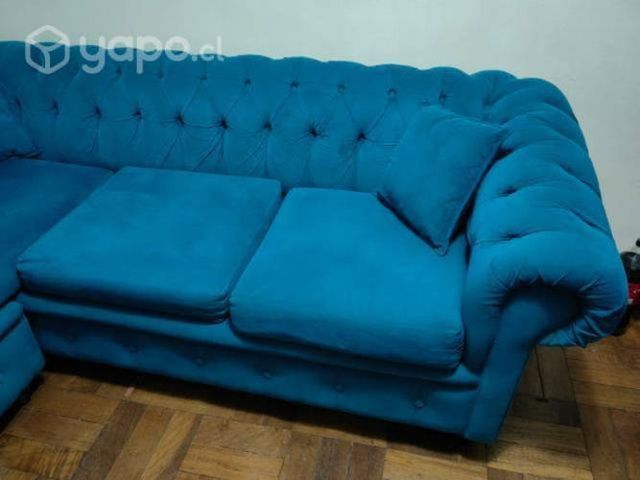 Sillon L azul petroleo
