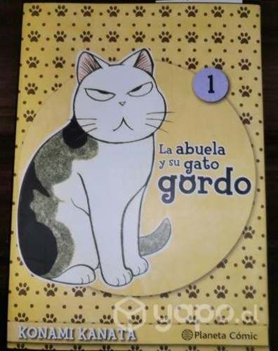 La abuela y su gato gordo